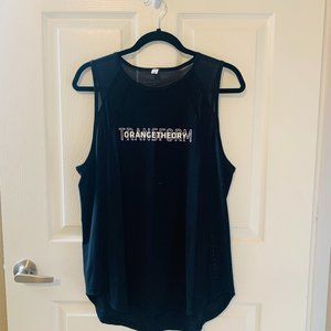 Lululemon Orangetheory Black Transform Sculpt Tank, Size 12, EUC